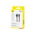 Baseus Silky Series Fast Charging Cable USB to Lightning 2.4A 1m - Black